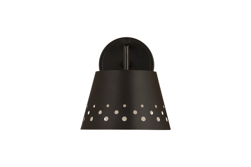 Z-Lite 6014-1S-MB One Light Wall Sconce, Matte Black