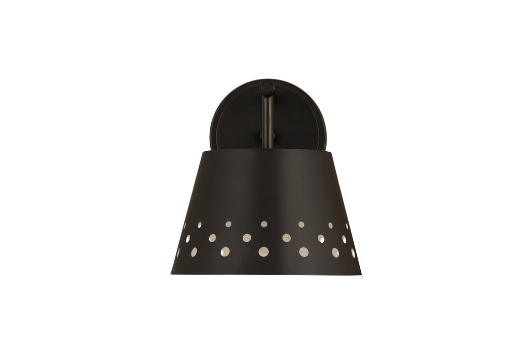 Z-Lite 6014-1S-MB One Light Wall Sconce, Matte Black