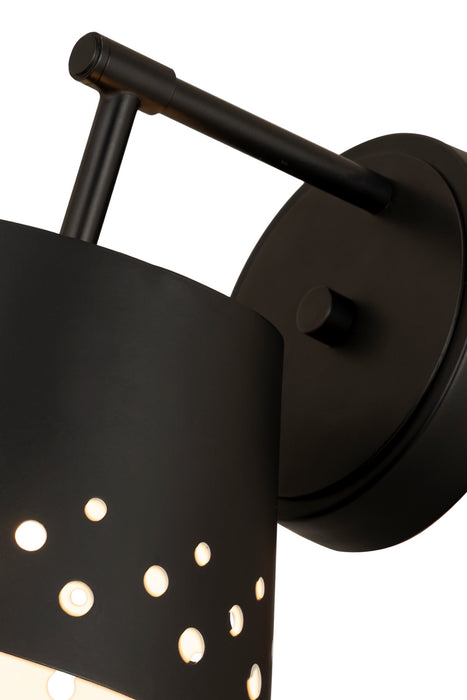 Z-Lite 6014-1S-MB One Light Wall Sconce, Matte Black