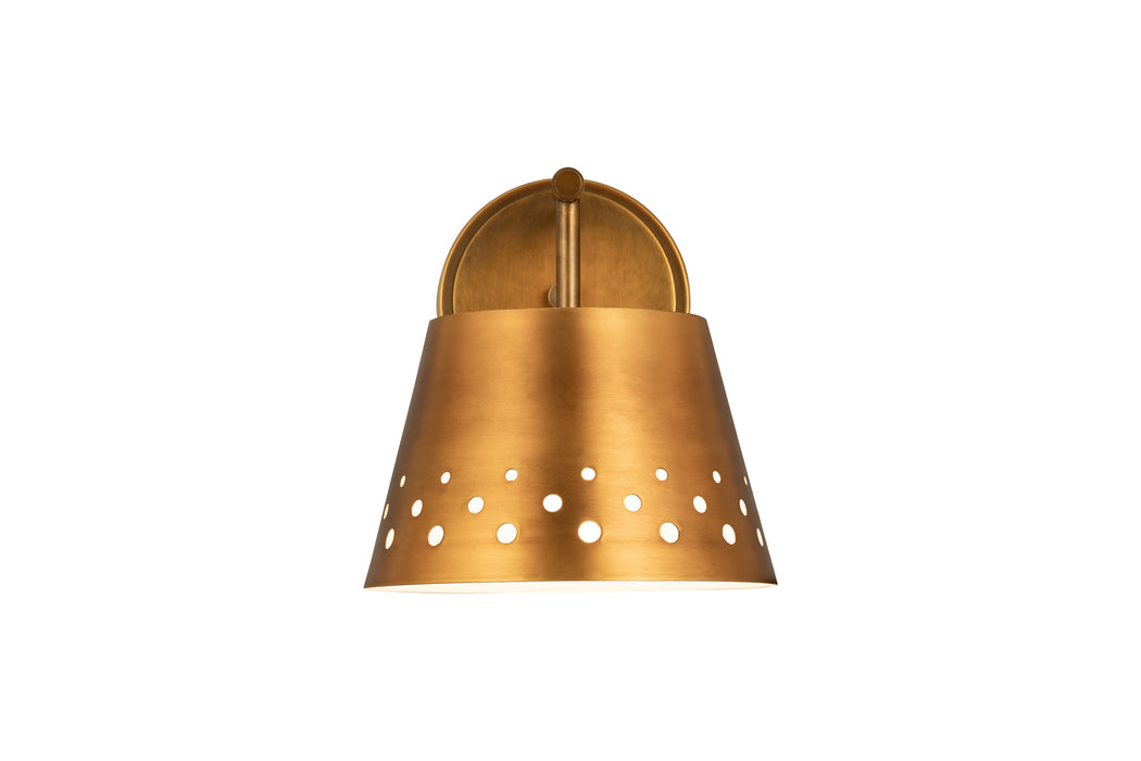 Z-Lite 6014-1S-RB One Light Wall Sconce, Rubbed Brass