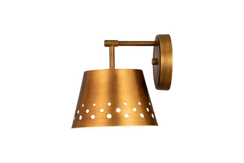 Z-Lite 6014-1S-RB One Light Wall Sconce, Rubbed Brass