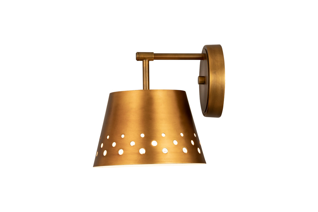 Z-Lite 6014-1S-RB One Light Wall Sconce, Rubbed Brass