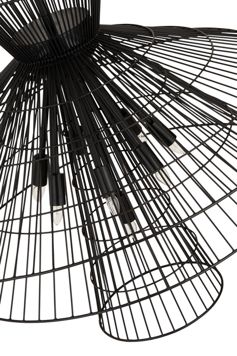 Z-Lite 6015-8MB Eight Light Chandelier, Matte Black