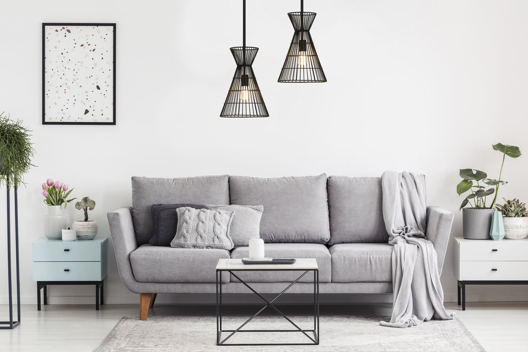 Z-Lite 6015MP-MB One Light Pendant, Matte Black