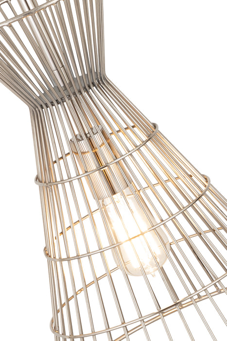 Z-Lite 6015MP-PN One Light Pendant, Polished Nickel
