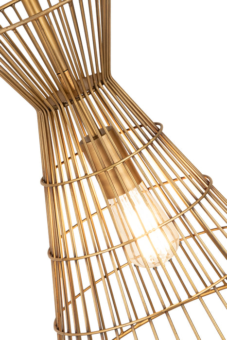 Z-Lite 6015MP-RB One Light Pendant, Rubbed Brass