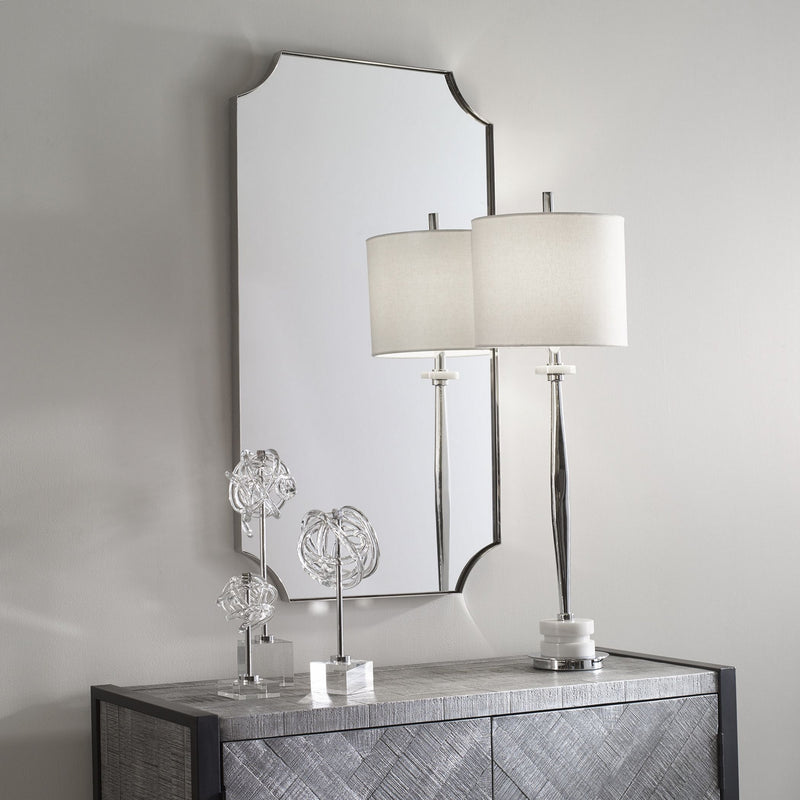 Uttermost 09710 Mirror, Stainless Steel