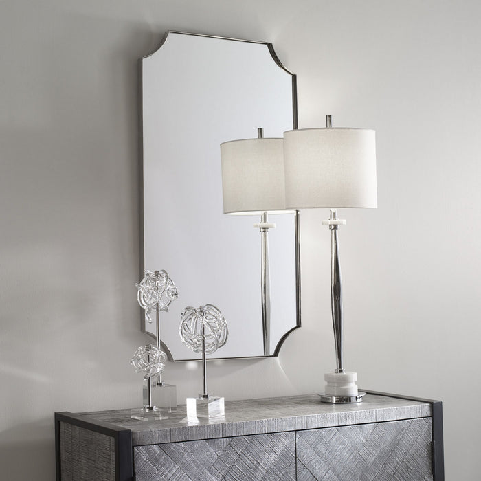Uttermost 09710 Mirror, Stainless Steel