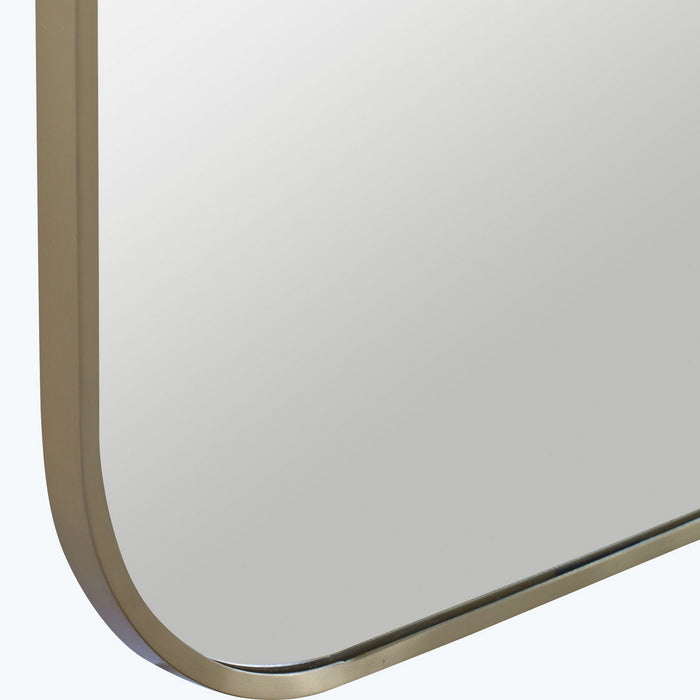 Uttermost 09718 Mirror, Antique Brass