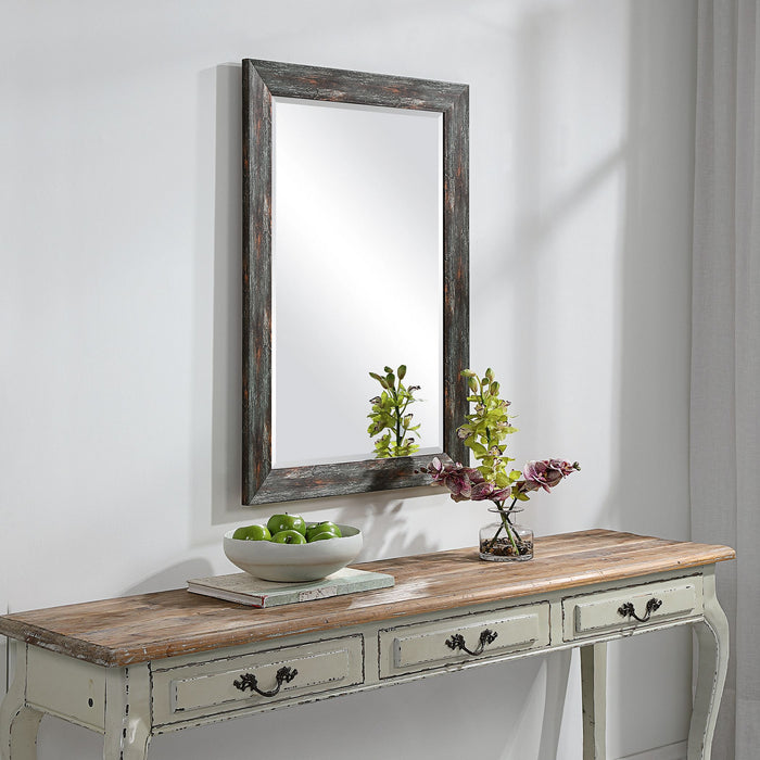 Uttermost 09724 Mirror, Antique Silver