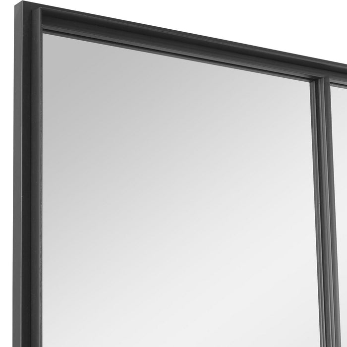 Uttermost 09732 Mirror, Wrought-iron Black