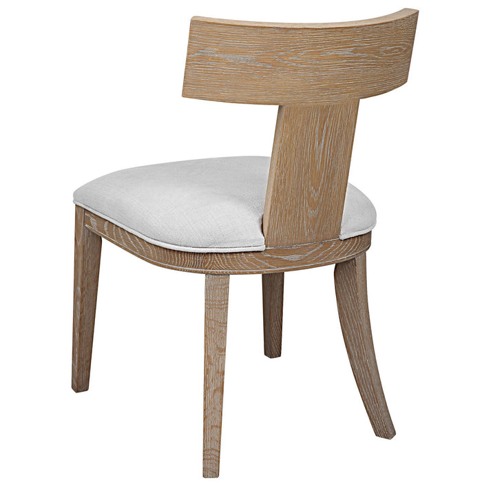 Uttermost 23595 Armless Chair, Natural Oak