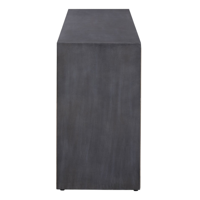 Uttermost 24987 Console Table, Natural Reclaimed Elm Wood Accented