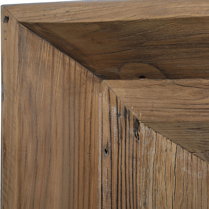 Uttermost 24987 Console Table, Natural Reclaimed Elm Wood Accented
