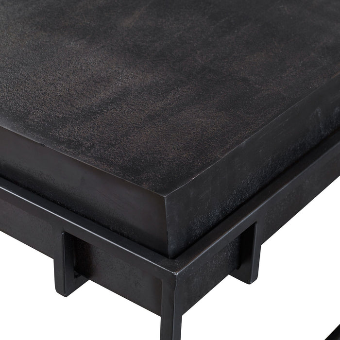 Uttermost 25111 Coffee Table, Dark Oxidized Black