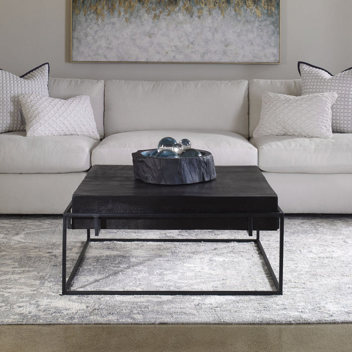 Uttermost 25111 Coffee Table, Dark Oxidized Black