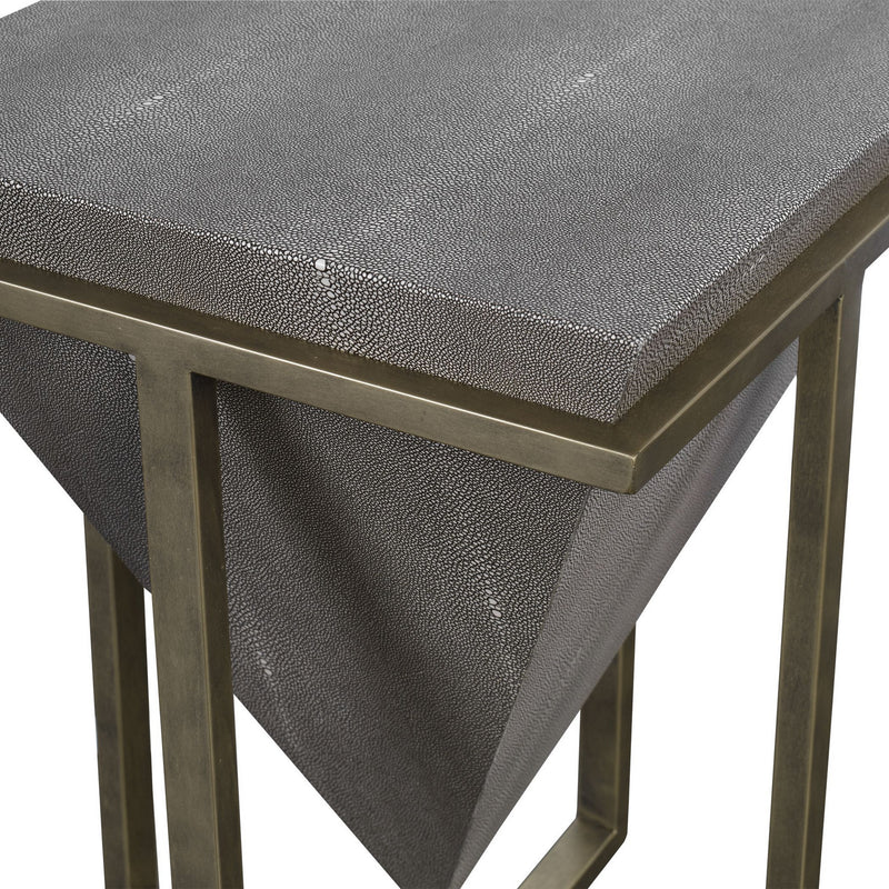 Uttermost 25123 Accent Table, Aged Gold