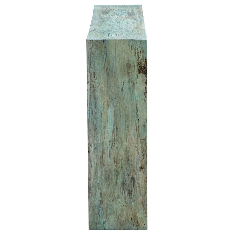 Uttermost 25456 Console Table, Blue-green