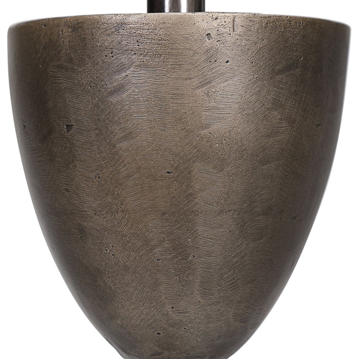 Uttermost 28470 One Light Table Lamp, Brushed Nickel