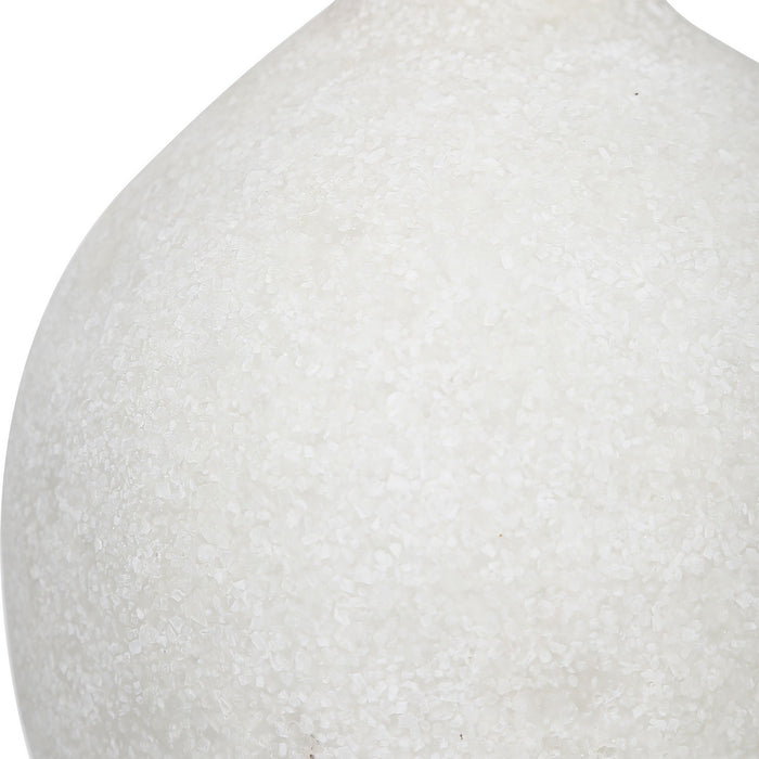 Uttermost 28472 One Light Table Lamp, White Marble