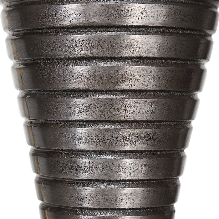 Uttermost 28473 One Light Table Lamp, Masculine Look With Ribbed Texture