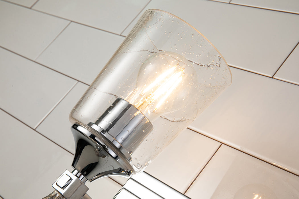 Lucas + McKearn BB1022PC-1-F1S One Light Wall Sconce, Polished Chrome