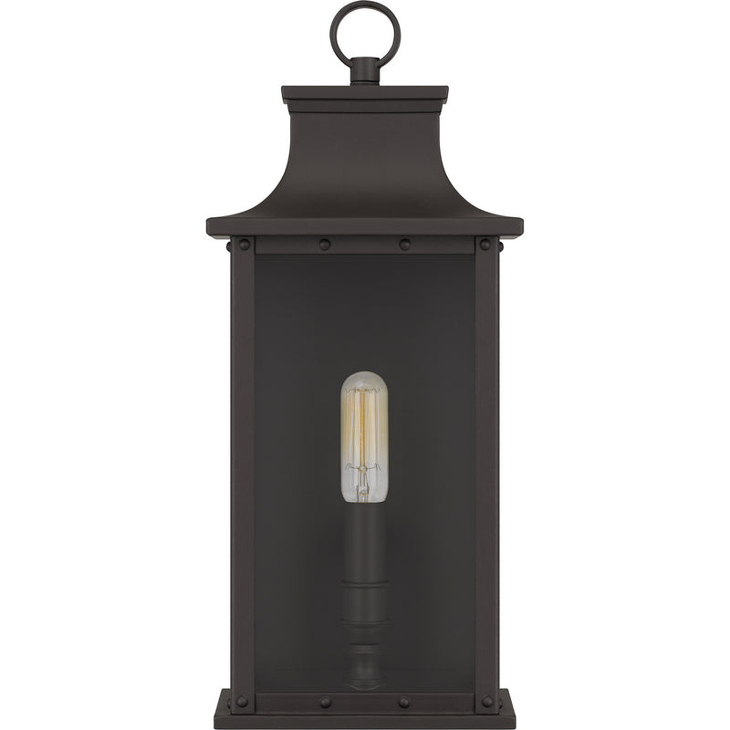 Quoizel ABY8407OZ One Light Outdoor Wall Mount, Old Bronze
