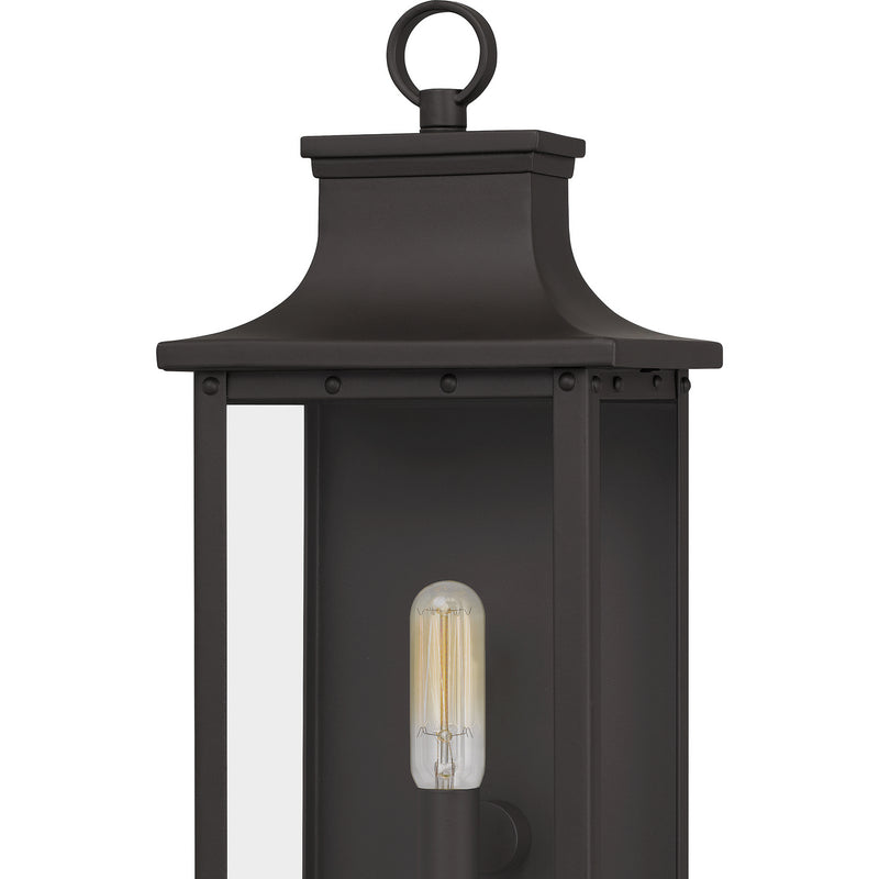 Quoizel ABY8407OZ One Light Outdoor Wall Mount, Old Bronze
