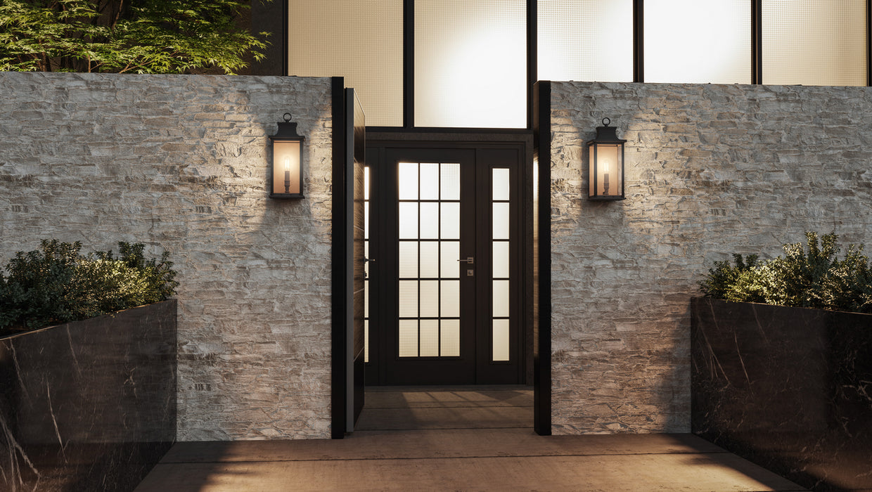 Quoizel ABY8407OZ One Light Outdoor Wall Mount, Old Bronze