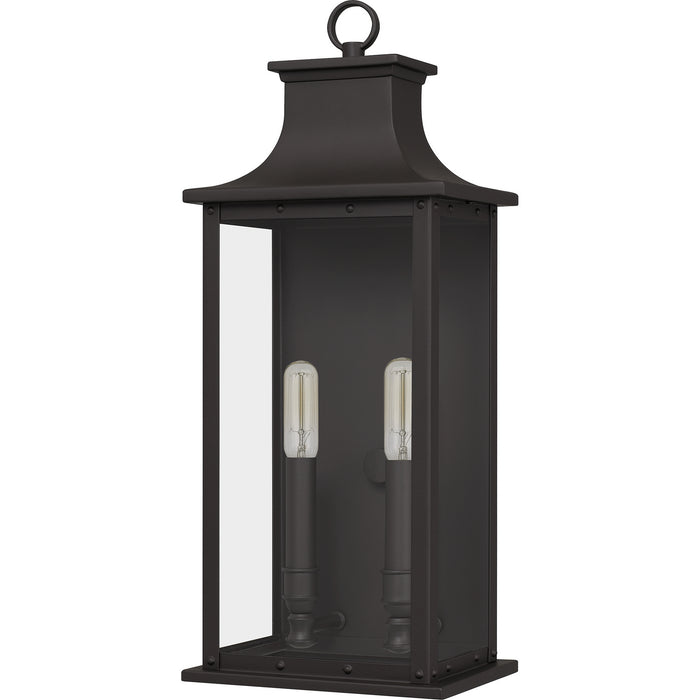 Quoizel ABY8408OZ Two Light Outdoor Wall Mount, Old Bronze