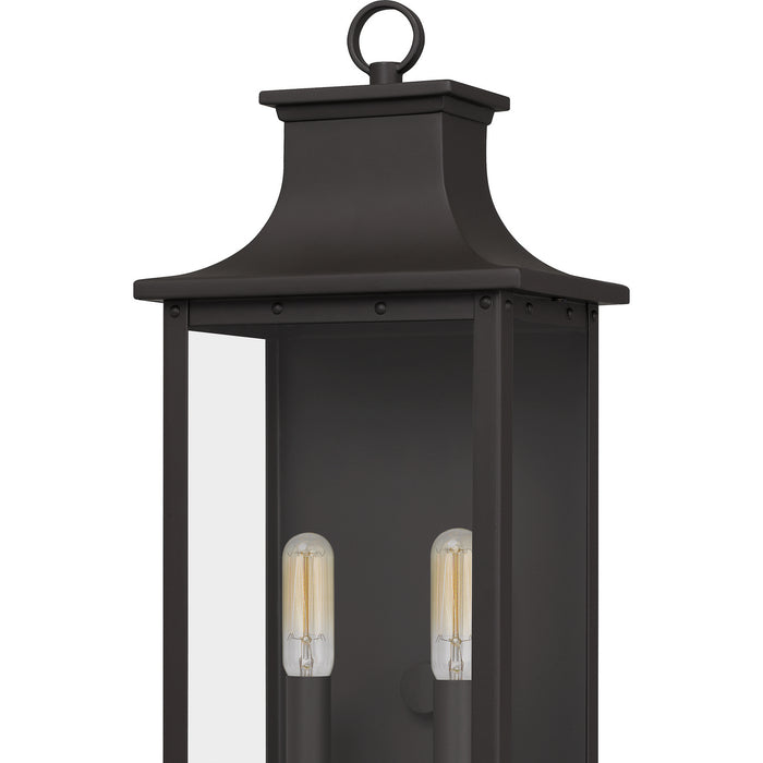 Quoizel ABY8408OZ Two Light Outdoor Wall Mount, Old Bronze