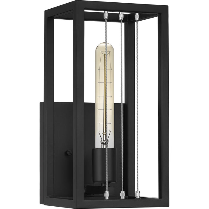 Quoizel AWD8606MBK One Light Wall Sconce, Matte Black