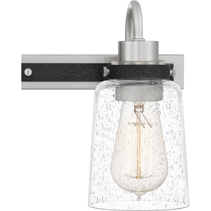 Quoizel AXE8622BN Three Light Bath, Brushed Nickel