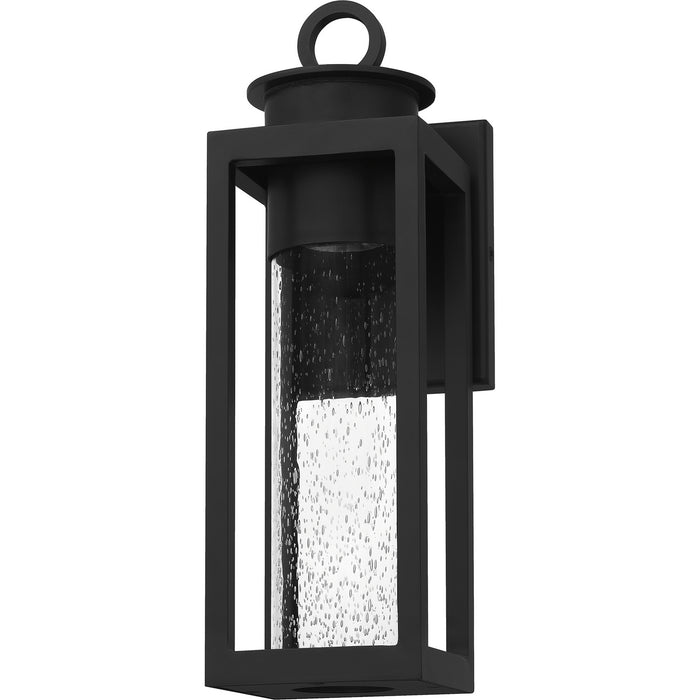 Quoizel DGL8405MBK One Light Outdoor Wall Mount, Matte Black