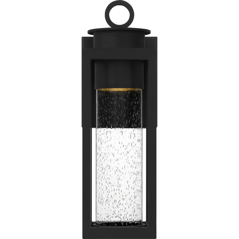 Quoizel DGL8405MBK One Light Outdoor Wall Mount, Matte Black