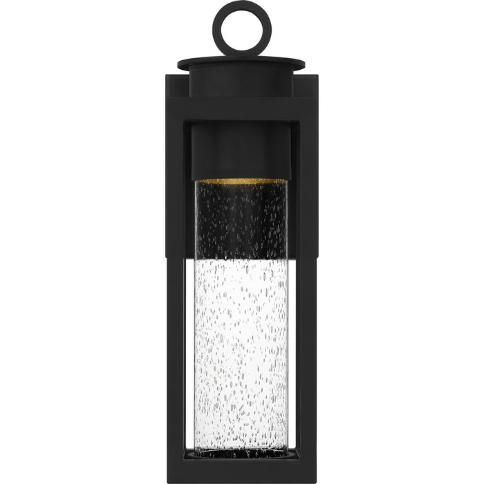 Quoizel DGL8405MBK One Light Outdoor Wall Mount, Matte Black