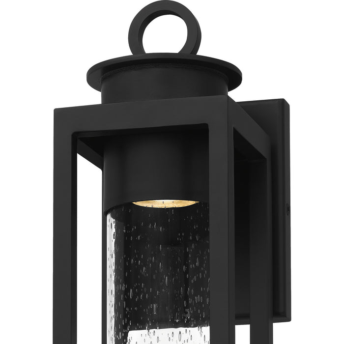 Quoizel DGL8405MBK One Light Outdoor Wall Mount, Matte Black