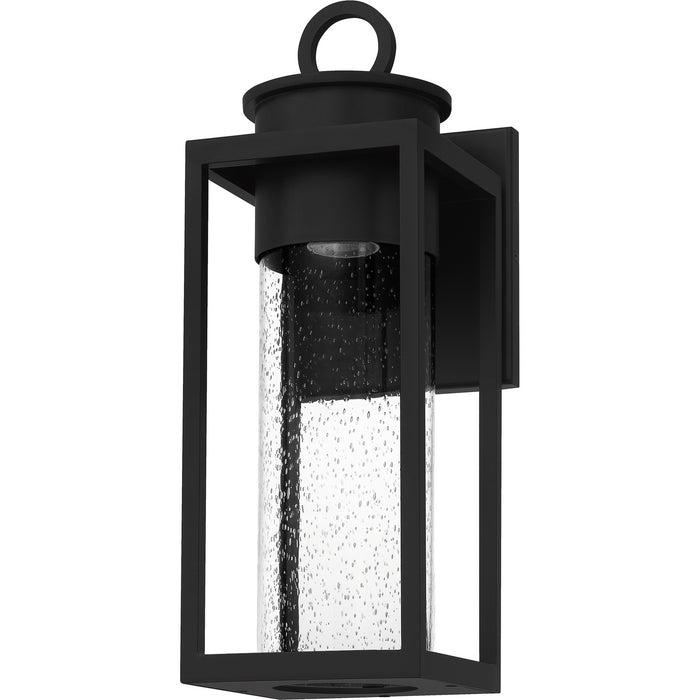 Quoizel DGL8407MBK One Light Outdoor Wall Mount, Matte Black