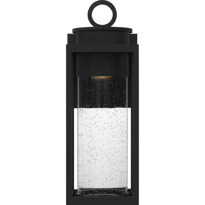 Quoizel DGL8407MBK One Light Outdoor Wall Mount, Matte Black
