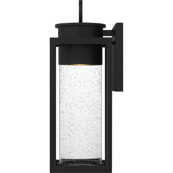 Quoizel DGL8407MBK One Light Outdoor Wall Mount, Matte Black