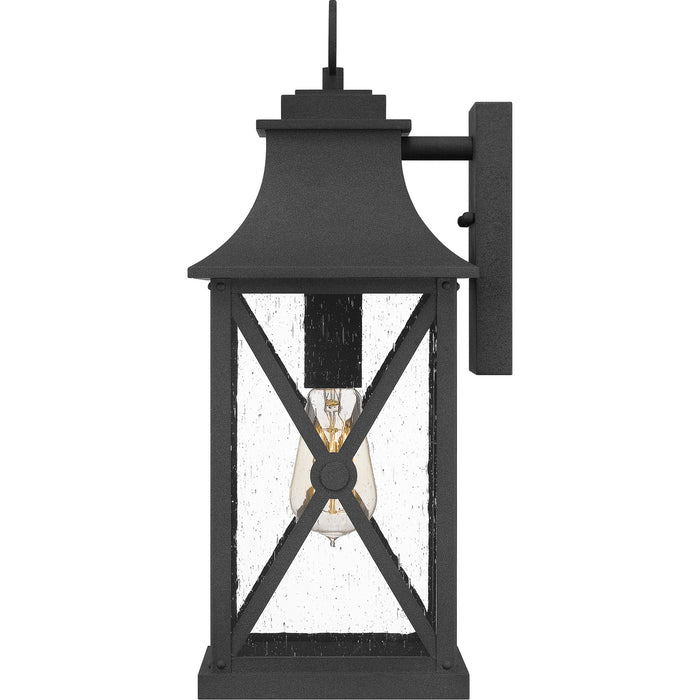 Quoizel ELB8408MB One Light Outdoor Wall Mount, Mottled Black