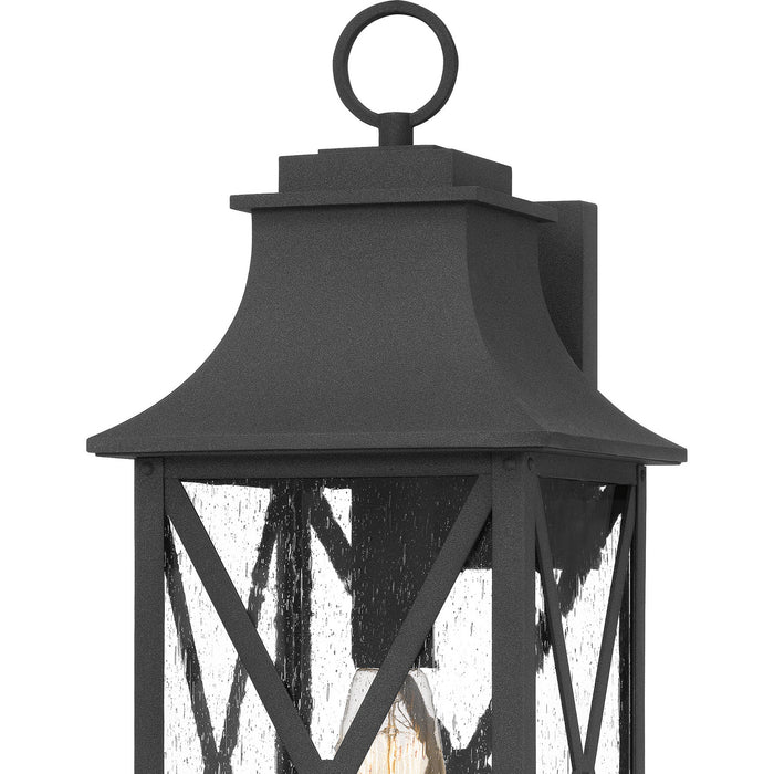 Quoizel ELB8409MB One Light Outdoor Wall Mount, Mottled Black