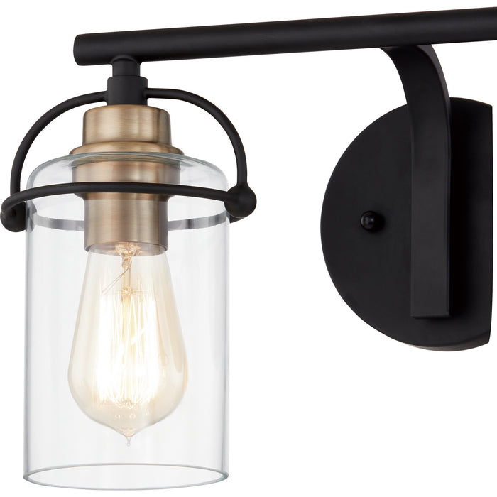 Quoizel EMR8602MBK Two Light Bath, Matte Black