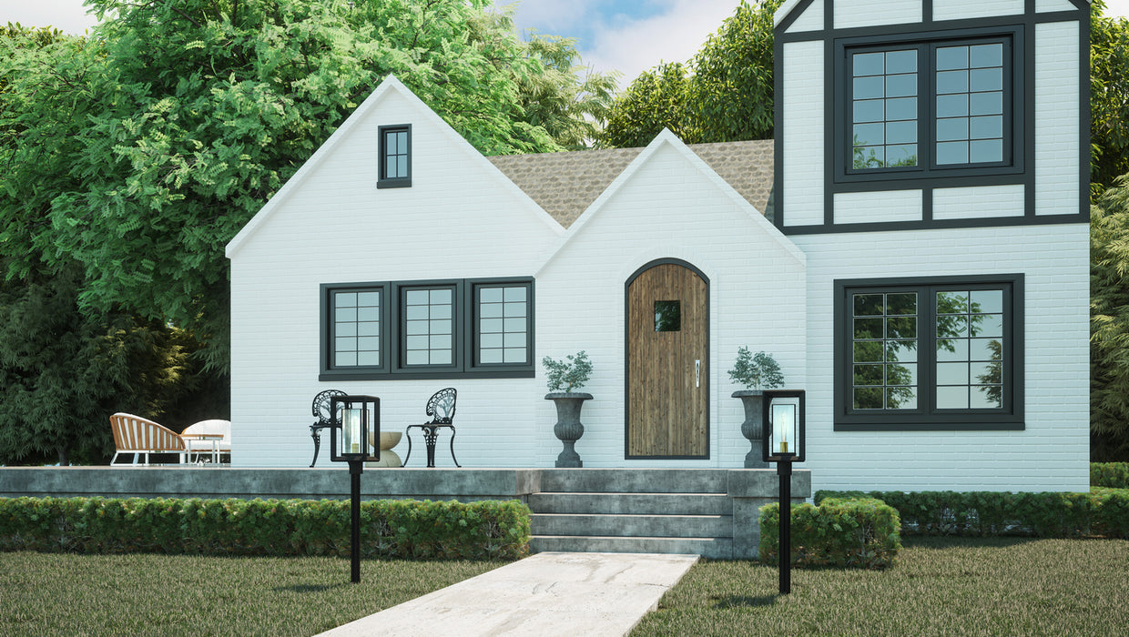 Quoizel INF9009EK One Light Outdoor Post Mount, Earth Black