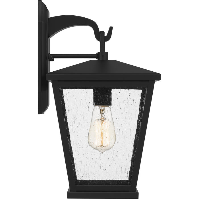 Quoizel JFY8409MBK One Light Outdoor Wall Mount, Matte Black