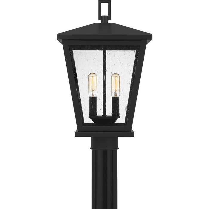 Quoizel JFY9011MBK One Light Outdoor Post Mount, Matte Black