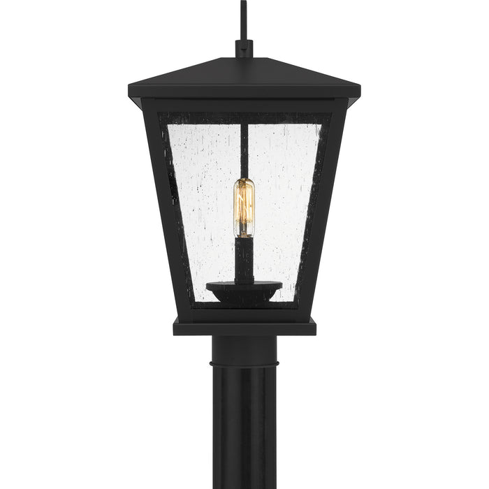 Quoizel JFY9011MBK One Light Outdoor Post Mount, Matte Black