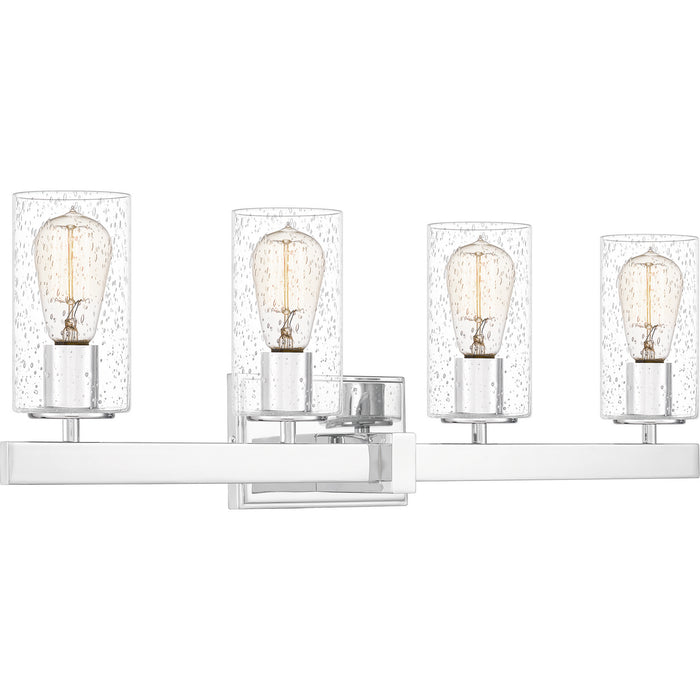 Quoizel KIR8628C Four Light Bath, Polished Chrome