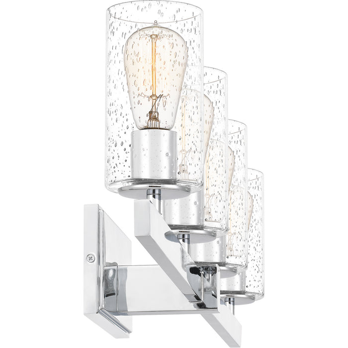 Quoizel KIR8628C Four Light Bath, Polished Chrome