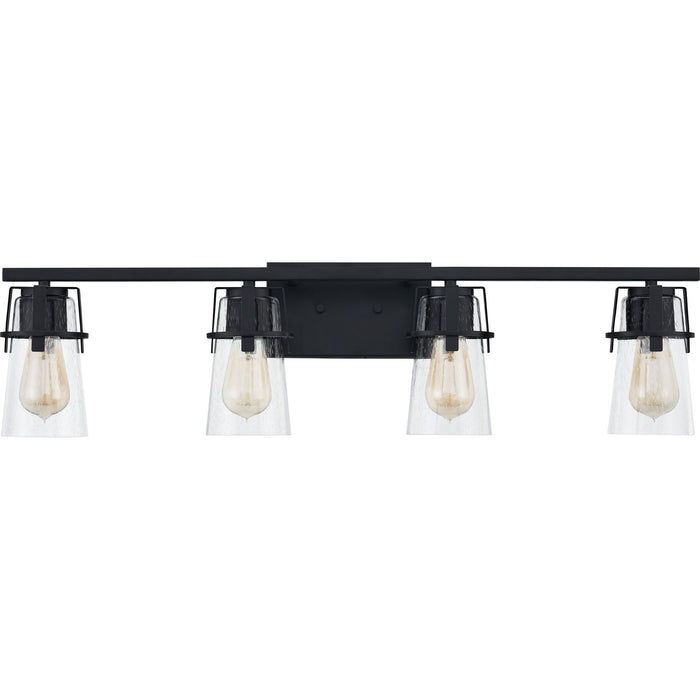 Quoizel KNX8632MBK Four Light Bath, Matte Black